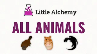 ALL ANIMALS in Little Alchemy
