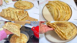 تحب تعمل كريب فاوحة و بنينة و تصلح حلوة و مالحة و بمقادير مضبوطة 