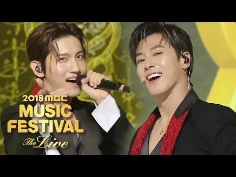 Download MP3 TVXQ - Intro(Drop) + Mirotic + The Chance of Love [2018 MBC Music Festival]