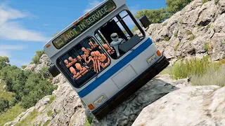 Cars vs Cliff Roads #80 - BeamNG DRIVE | SmashChan