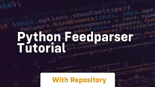 python feedparser tutorial