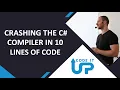 CRASHING the C Compiler in 10 Lines of Code