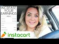 How much MONEY do INSTACART SHOPPERS make Real Earnings