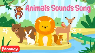 animals sounds song oink oink moo moo monkey junior nursery rhymes u0026 kids songs