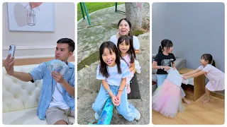 Bad Little Girl & Poor sister 👧🏻😱👶🏻 Story fun video by Linh Nhi vs Su Hao