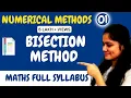 Introduction to Bisection Method Numerical Methods BCA Dream Maths