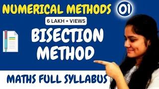 Introduction to Bisection Method Numerical Methods BCA Dream Maths