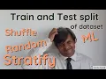 Train Test Split Of Dataset