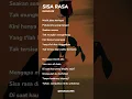 Download Lagu Lirik ‘SISA RASA’ - MAHALINI | SHORT