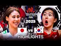 JAPAN 🇯🇵 vs KOREA 🇰🇷 | HIGHLIGHTS | Women's VNL 2025