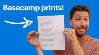 Print any page in Basecamp