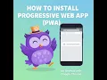 How to install Progressive Web App PWA on Android with Google Chrome