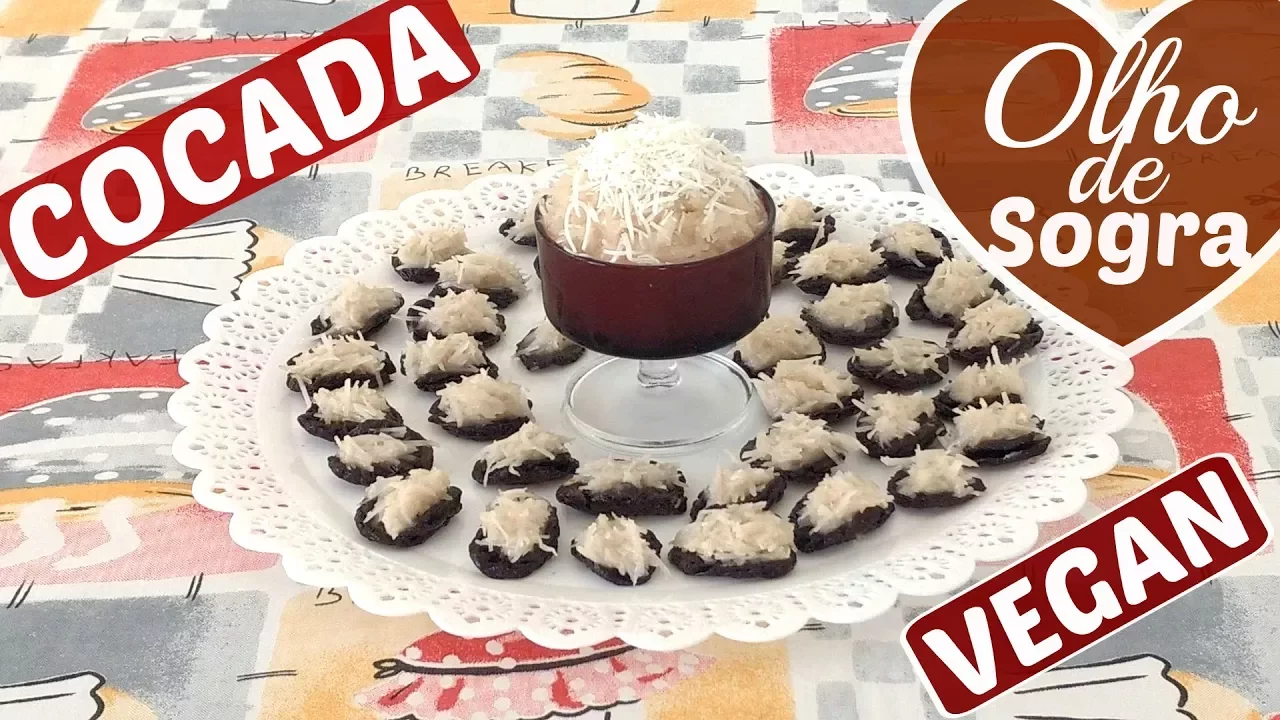 COMO FAZER COCADA CREMOSA VEGANA E OLHO DE SOGRA VEGANO RECEITAS VEGANAS QUE AMO CAFÉ PARA O DIA