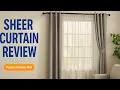 Miulee Sheer Curtains Review