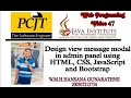 Web Programming 47 Java Institute Eshop