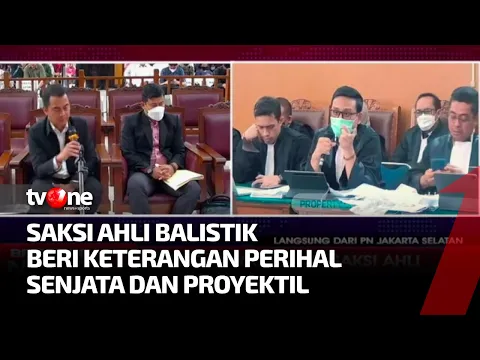 Saksi Ahli Temuan 3 Proyektil Peluru, Dipastikan Berasal dari Senjata Jenis HS