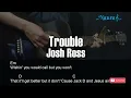 Josh Ross - Trouble Guitar Chords
