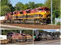 10-8-2021 KCS SD70ACes Lehigh Valley HU Lead NS 220 Meet NS 370 Led By ACe ET44AC CP Bridge