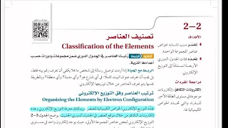 تصنيف العناصر كيمياء ثاني ثانوي شرح مبسط 