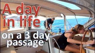 A day in life on a 3 day sail passage in Indonesia / Sailing Aquarius