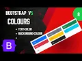 Color In Bootstrap 5 text-color and background-color in bootstrap 5 bootstrap free course