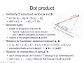 IR3 4 Dot product and Euclidean distance