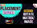 ROTATE IMAGE Leetcode C Java Brute-Optimal