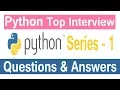 Python interview Questions and Answers python programming questions Series1 Harisystems