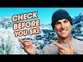ESSENTIAL Gear Check BEFORE Going Skiing - Ski Gear Checklist Tips