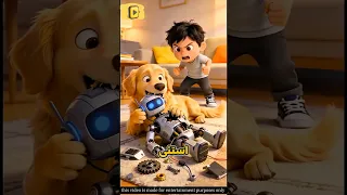   فخ الروبوت المكسور  شاهد صدمة الولد من ظهور   بابا والمفاجأة المرعبة   حكايات جوكا  شورت دندنها