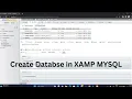Create Database Using XAMPP Updated 2023