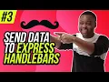 Send Data to Express Handlebars -