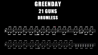 Download Greenday - 21 Guns - Drumless (with scrolling drum sheet) MP3