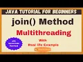join Method in Java Multithreading Importance of join method in Java Java for beginners