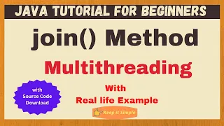 join Method in Java Multithreading Importance of join method in Java Java for beginners