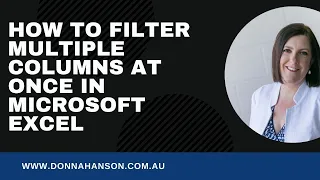 Still Filtering One Column at a time in Microsoft Excel Here s how to Filter Multiple Columns