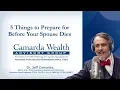 5 Things to Prepare for Before Your Spouse Dies - Camarda Wealth