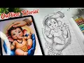Cute Baby Ganesha Drawing Lord Ganesha Outline Drawing How to Draw Lord Ganesha