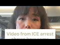 shows ICE arrest from area