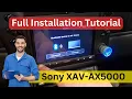 SONY XAV-AX5000 Installation Easy DIY Step-by-Step Guide