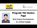 Chapter 34 Program the invoice page