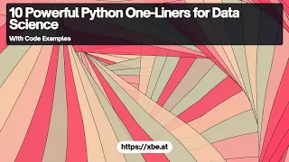 Python One Liners Efficient Data Science with Concise Code