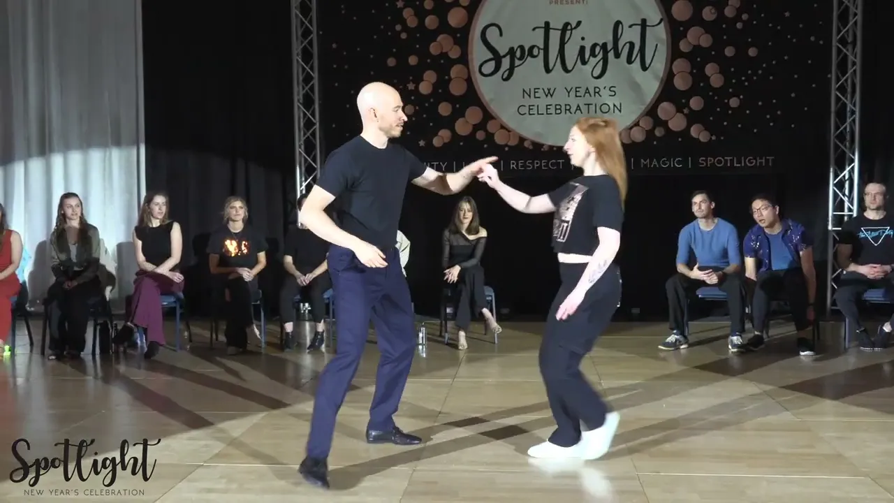 Spotlight New Year's Celebration 2024/2025 Intermediate Jack & Jill Brett Rhyne & Jess Skjonsby
