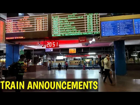 Download MP3 CLEAR&LOUD NONSTOP TRAIN ANNOUNCEMENT | INDIAN RAILWAYS | TRAIN ANNOUNCEMENT IN STATION|THERAILGRAM