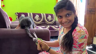 honey prank honey hair cut mummy na serious aeindhi papam ma honey