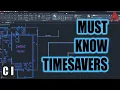 5 Must know AutoCAD Shortcuts Time Saving Commands AutoCAD Productivity Tips