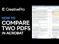 Acrobat How to Compare Two PDFs