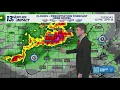 13 ON YOUR SIDE Forecast Severe thunderstorms possible late Tuesday