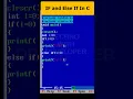 Nested if else in C language C Part 143 C Programming