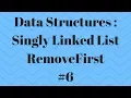 LinkedList in Java for Beginners Part 6 RemoveFirst Method